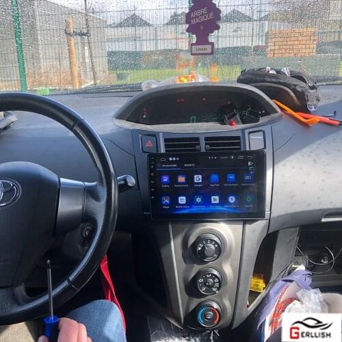 For Toyota Yaris 2005 - 2012 Navigation Android Stereo Auto Autoradio Carplay Wireless Car Radio 1 Din Altavoz Bluetooth Speaker