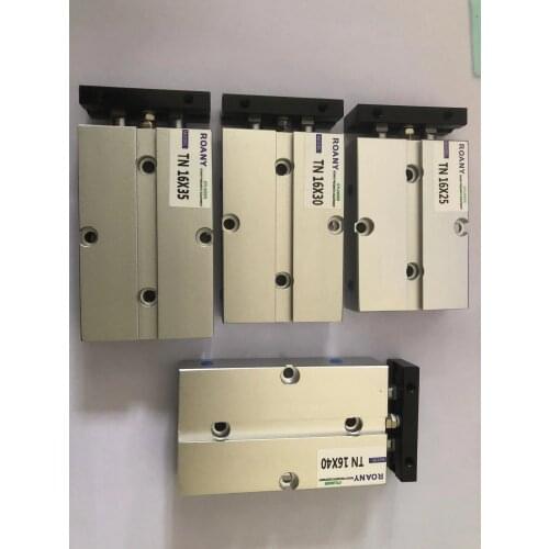 Double rod cylinder TN16-30 16mm bore 30mm stroke pneumatic cylinder components for filling machine parts dual rod cylinders
