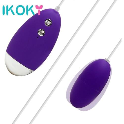 IKOKY Dildo realistic Vibrating Egg Sex toys for women female Multispeed Masturbation 12 Frequency Adult Product
