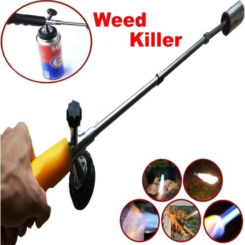 Weed Burner Moss Fungus Killer Wand Butane Gas Canister Blowtorch Garden Outdoor