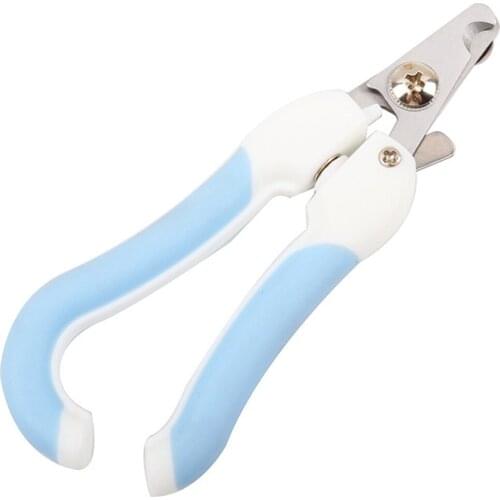 Pet Dog Cat Paw Nail Clippers Stainless Steel Scissors Nail File Pet Nail Toe Clippers Trimmer with Safety Lock Tool