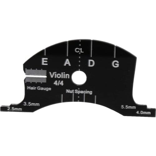 Violin Bridges Multifunctional Mold Template 4/4 Violin Bridges Repair Reference Tool Fingerboard Scraper Making Tool