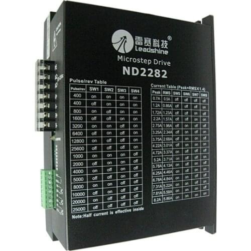 ND2282 New Leadshine ND2282 - 2 Phase Analog Stepper Drive; Direct 220 / 230 AC Input / Max 8.2A