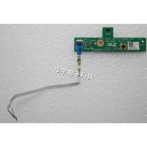 WZSM Original Switch Button Board with cable for Asus X54H K54HR K54L X54 K54 Switch board 69N0LJC10C01