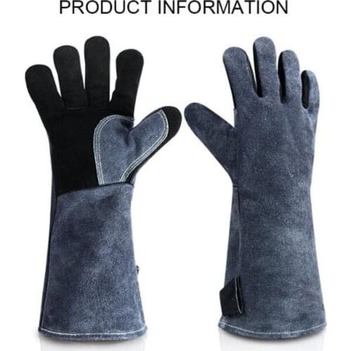 Barbecue Gloves High Temperature Resistant Aluminum Foil Microwave Oven Mittens Baking Heat Insulation Fireplace Gardening Glove