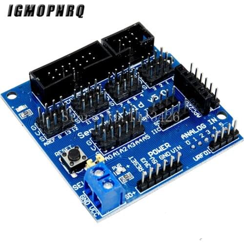 Sensor Shield V5.0 sensor expansion board UNO MEGA R3 V5 for electronic building blocks of robot parts