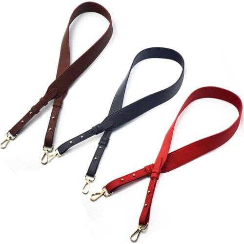 Simple Bag Strap Faux Leather Bag Handles DIY Accessories Bag Shoulder Strap Wide Adjustable Handbag Strap 105-115cm Long KZ1002