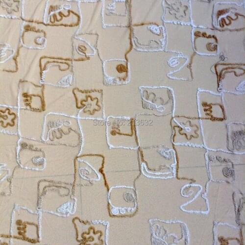 Luxury POd9-52 textile fabric embroidered fabric wholesale spot embroidery cloth cotton computer embroidery lace fabric sewing