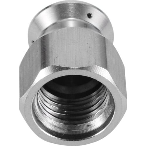 1/4" BSP Pressure Washer Drain Hose Nozzle Stainless Steel Sewer Cleaning Jetter Nozzles Cleaning Tools Mayitr