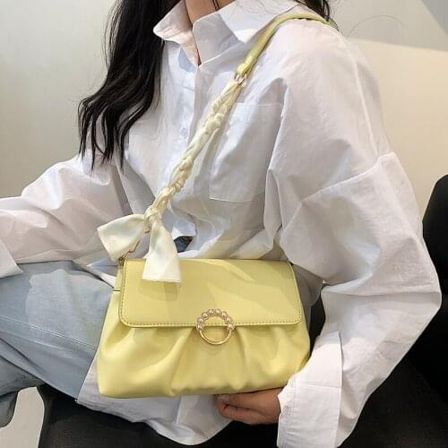 Vintage PU Leather Bucket Crossbody Bags for Women High Quality Zipper Handbags Tote Female Flap Purse New Tide Small Square Bag