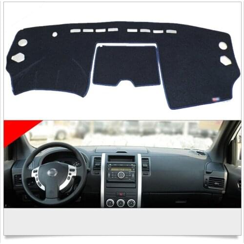 Interior Dashboard Carpet Photophobism Protective Pad Mat For Nissan X-TRAIL 2010-2012