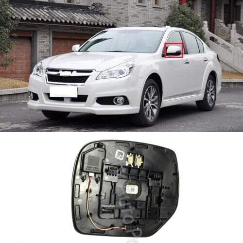 CAPQX Genuine For Subaru Legacy Outback 2015 2016 2017 With Heating Outside Rearview Mirror Glass Side Rear View Mirror Lens