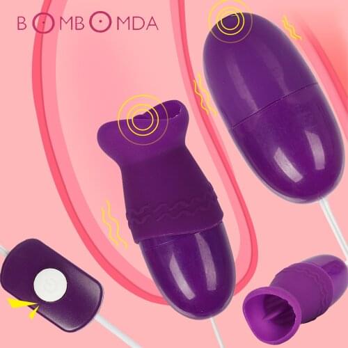 Nipple Tongue Licking Vibrator Breast Enlarge Massager G Spot Clitoris Licking Stimulator Sex Toys for Woman Masturbator Remote