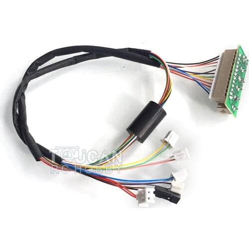 1/16 RC Heng Long TK7.0 Tank Electric Slip Ring For Big Small 360° Rotating Gear 12 Wires TH18499
