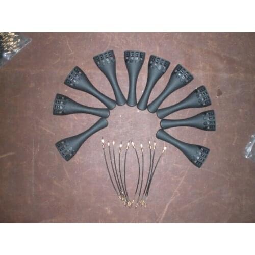 10 PCs Quality Nylon tail Gut 3/4 with 10 PCs Carbon Tail Piece 3/4