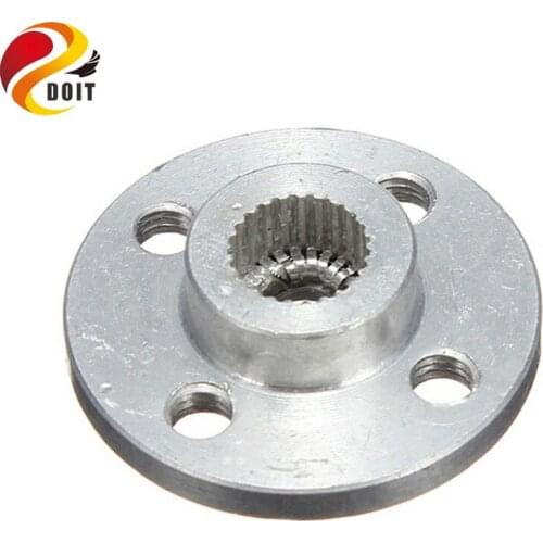 FreeShipping 100pcs Metal Steering Gear Wheel Servo Disc for Bracket for Robot Arm Robotic Manipulator Humanoid Toy