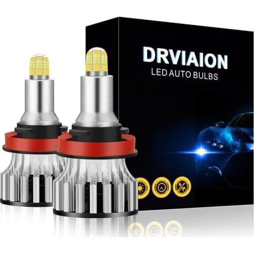 2Pcs 24Chips LED Lamp Car Headlight Bulbs LED 360 Degree High Power Car H1 H7 H8 H9 H11 LED Light 120W 18000LM DC 9-32V