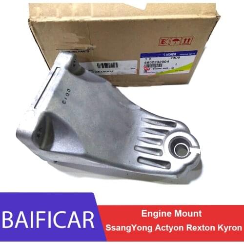 Baificar Brand New Genuine Engine Mount Aluminum Bracket 6652232004 6652232204 For SsangYong Actyon Rexton Kyron