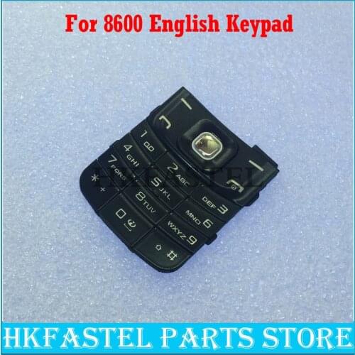 HKFASTEL New original Cover For Nokia 8600 Luna Mobile Phone Housing English Keypad Case Replacement Cover Parts