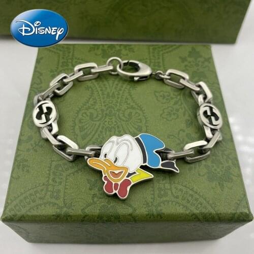 Disney New Style Enamel Color Donald Duck Fashion Couple Style Bracelet Creative Bracelet