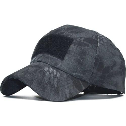 Velcro Cotton Camouflage Baseball Cap For Men Outdoor Snapback Caps Unisex Adjustable Visor Tactical Hat Summer Camo Army Cap