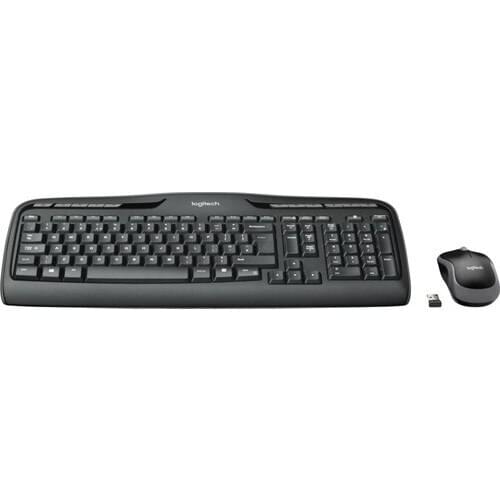 HERSEYSTORE Logitech MK330 Wireless Keyboard & Mouse Set-Black