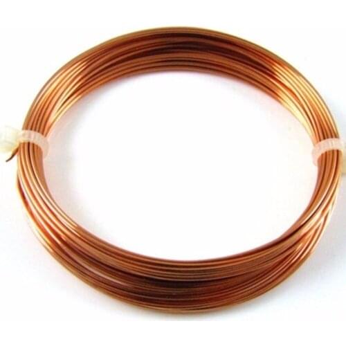 Copper Wire Cu 4N High Purity 99.99% for Research and Development Element Metal Diameter 0.05 0.1 0.2mm Length 1/2 Meter