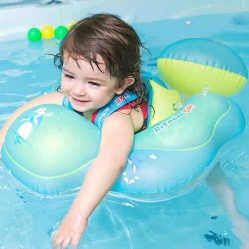 Baby Float Swimtrainer Inflatable Circle Floating Swim Pool Accessories Inflatable Double Raft Ring Toy Infant Swimming Circle