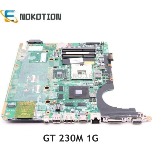 NOKOTION 575477-001 DA0UP6MB6E0 Laptop Motherboard For HP Pavilion DV7-3000 Series PM55 DDR3 GT230M GPU Full test