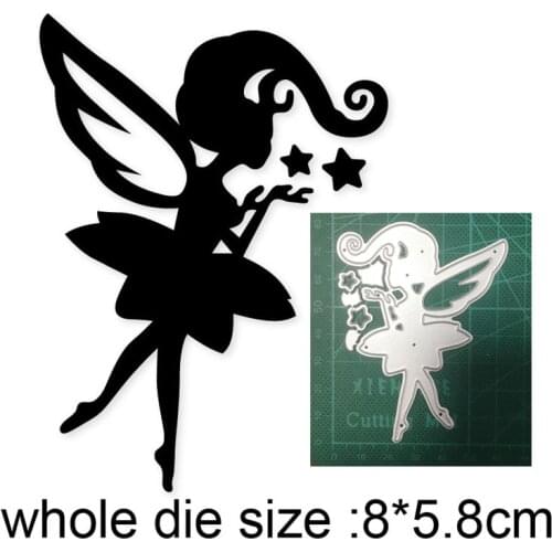 2021 new metal cutting dies cut die mold Angel Girl Star decoration Scrapbook paper craft knife mould blade punch stencils dies