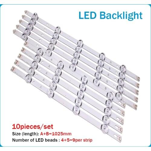 New20pcs LED strip For LG Innotek DRT 3.0 49"A/B 49LB5500 49LB550V 49LB5550 6916L-1944A 6916L-1945A 6916l-1788A 6916l-1789A