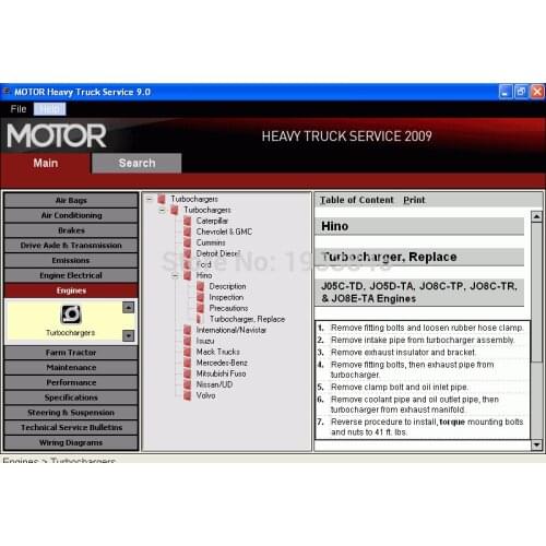 Motor Heavy Trucks Service 2011+keygen