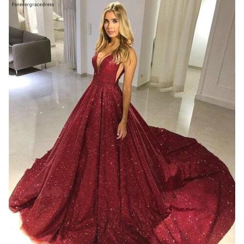 Red Arabic Dubai Style Evening Dress Cheap A Line V Neck Holiday Pageant Women Wear Formal Party Prom Gown Custom Made Plus Size