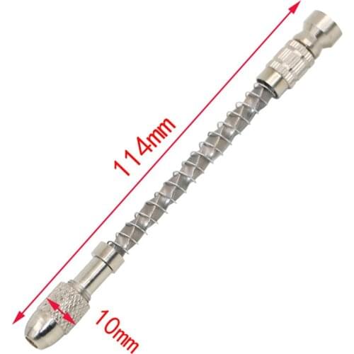 Semi-Automatic Handdrill Hole Punching Tools Walnut/Amber/Model/Plastic Drilling 0.5-3.2mm Spiral Manual Drill Bits Accessories