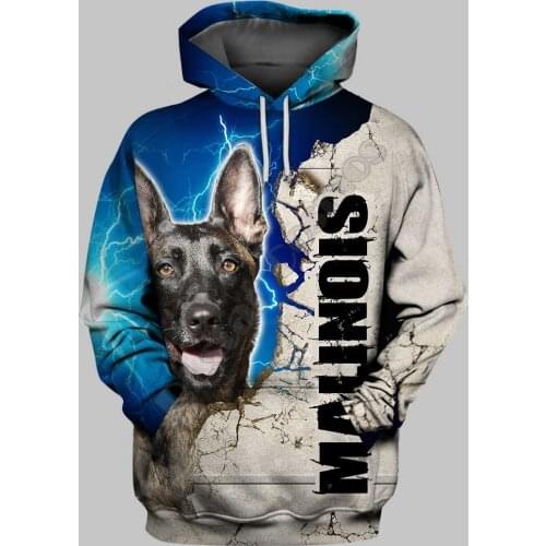Malinois 3D Hoodies Printed Pullover Men For Women Funny Sweatshirts Fashion Animal Sweater Drop Shipping 08