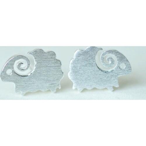 925 Sterling Silver stud earring 100% authentic silver goat jewelry cheap stud earing for lady high quality luxury wedding gift