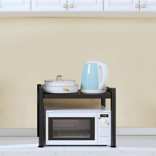 Microwave Oven Rack Household Fixed Kitchen Table Shelf Floor Simple Style