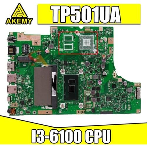 TP501UA for ASUS TP501UB TP501UQK TP501U TP501UQ TP501UJ laptop motherboard TP501UA mainboard test OK I3-6100 CPU