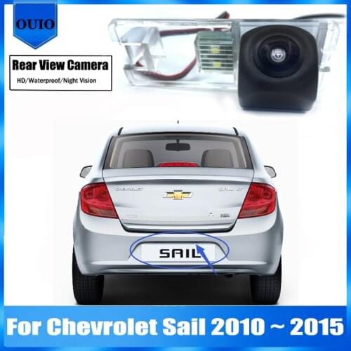 HD Fisheye Rear Camera For Chevrolet Sail 2010 2011 2012 2013 2014 2015 Night visi License Plate Camera Backup Reversing Camera
