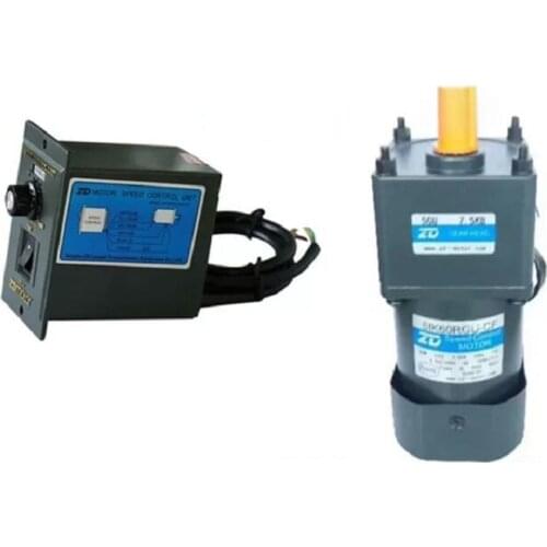 ZD Gear Motor 5IK60RGUCF-5GU7.5K 60W 220V Micro Gear Reducer with US60W Governor