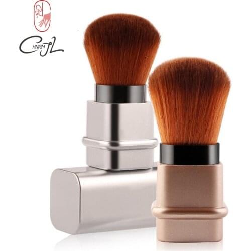 CHNRMJL 1Pc Telescopic Nail Art Dust Pigment Brush Soft Hair Glitter Powder Remove Cleaning Brushes DIY Makeups Manicure Tools