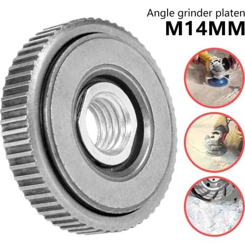 1Pcs Locking Plate Chuck M14 Thread Angle Grinder Inner Outer Flange Nut Set Tools Power Replacement For Bosch Metabo Makita