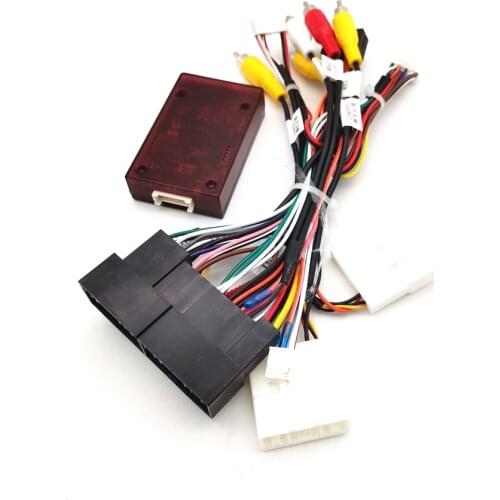 16Pin Car Stereo Wiring Harness with Canbus for Hyundai for KIA with SPDIF Interface Amplifier