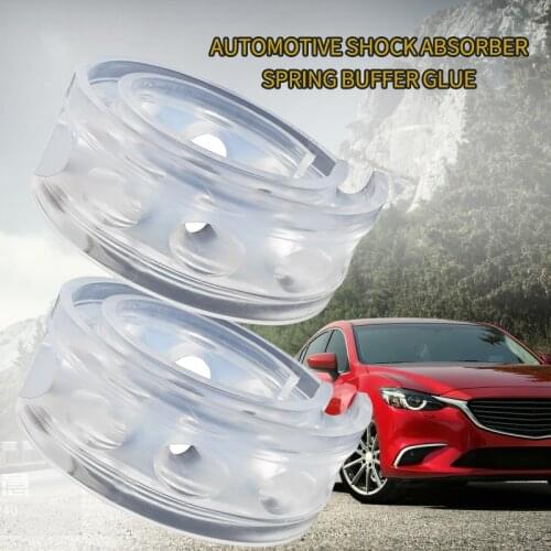 2Pcs Car Shock Absorber Spring Bumper Cushion Bumpers Buffer Power Shock Spring Buffer Glue for Most Cars Trucks Car Suspension