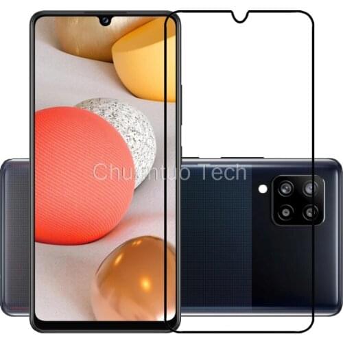 25 Pcs/Lot Full Cover Screen Protectors For Samsung Galaxy A42 5G Scratch Proof Protective Film Tempered Glass