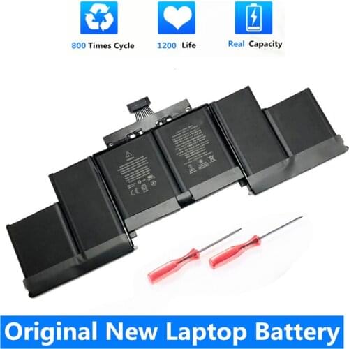 CSMHY A1618 Laptop Battery for Apple Macbook Pro Retina 15'' 15.4 inch A1398 2015 year MJLQ2LL/A MJLT2LL/A New 11.36V 8755mAh