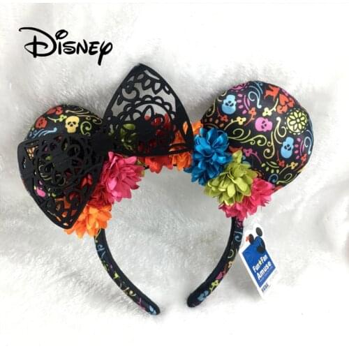 Disney Accessories Mickey Ear Cartoon Disneyland Headdress Hair Kawaii Plush Toys For Girls Fashion Dress Up Toy Birthday Gifts