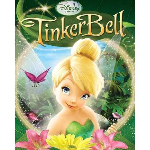 Disney DIY 5D Full Diamond Mosaic Diamond Painting Cross Stitch Kits Tinkerbell Embroidery Full Drill Home Decor Wall Art