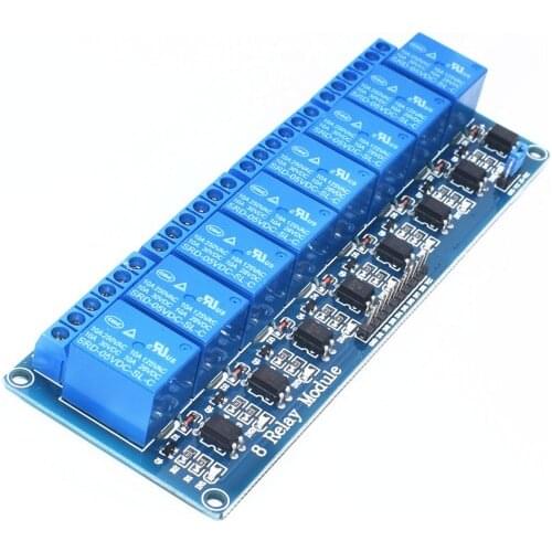 Free Shipping 10PCS/LOT 5V 8 Channel Relay Module Board for Arduino PIC AVR MCU DSP ARM Electronic 100% new original