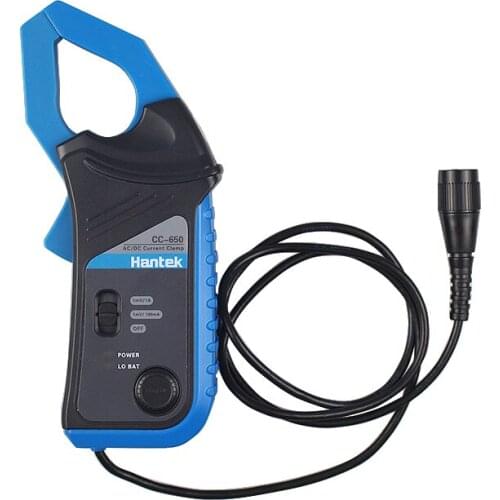CC-65 CC-650 Hantek Oscilloscope AC/DC Current Clamp Probe 20KHz/400Hz Bandwidth 1mV/10mA 65A/650A with BNC Plug